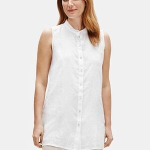 Eileen Fisher Organic Cotton Sleeveless Tunic size Small